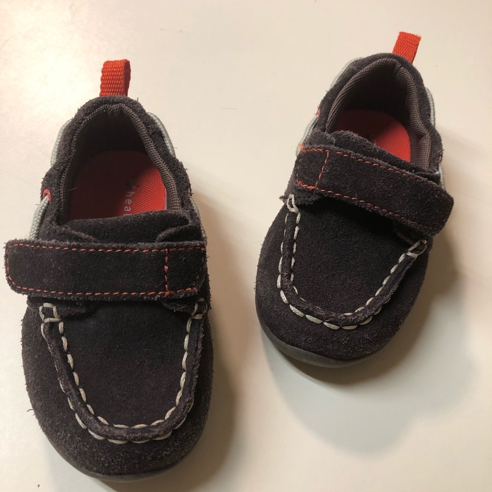 Healthtex Brown Suede Baby shoes size 5